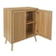 thumbnail image 4 of Yeshouse Gabinete de Buffet con almacenamiento, gabinete de almacenamiento de entrada con puertas decoradas con ratán y estantes ajustables, 4 of 8