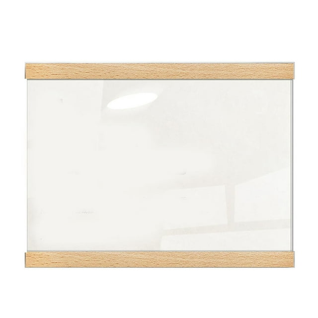 Transparent Wooden Acrylic Photo Frame Magnetic Poster Display Picture Frame