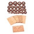 thumbnail image 2 of 25 Pcs Professional Leather Tenor Saxophone Pads & 50 Pcs Saxophone Neck Cork, 2 of 10