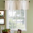 thumbnail image 5 of 2 Panels Beige White Ombre Valance for Windows, Abstract Art Modern Cream Gradient Light Filtering Kitchen Curtains, Rod Pocket Window Treatment Curtain Valances for Living Room Bedroom, 42"x12", 5 of 9