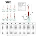 thumbnail image 6 of 20PCS Fishing Jig Assist Hooks High Carbon Steel Jigging Hook Saltwater Luminous, 6 of 18