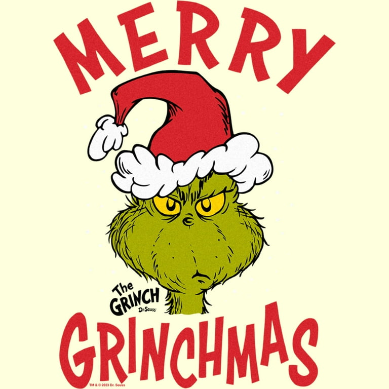 Men's Dr. Seuss Christmas The Grinch You're a Mean One Portrait Graphic Tee  Kelly Green Small 