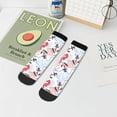 thumbnail image 7 of Pofeuu Sea Horse And Corals Print 30cm Socks, Adult Running Hiking Socks for Youth and Adult, 7 of 7