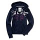 thumbnail image 1 of Aeropostale Womens Full Zip Nyc Ath Sudadera, Azul, Mediano Aeropostale Camisa de entrenamiento, 1 of 2