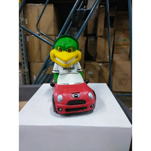 Madison Maynard Bobble Mini Cooper Mini of Madison Madison Mallards Bobblehead