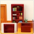 thumbnail image 5 of 1Pc Bookcase Model Imitation Wooden Bookcase Toy Simulation Prop for Decor, 5 of 5