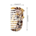 thumbnail image 2 of Unique Bargains 1 Pc Women Durable Cute Cat Comb Black Acetate Sheet, 2 of 6