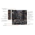 thumbnail image 6 of GIGABYTE B660M AORUS ELITE AX DDR4 B660 Intel LGA 1700 Micro-ATX Motherboard with DDR4, Dual M.2, PCIe 4.0, USB 3.2 Gen2 Type-C, WIFI 6E, 2.5GbE LAN, 6 of 6