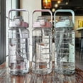 thumbnail image 1 of 2l Portable Large Capacity Water Bottles Fitness Water Jug With Time Marker, 1 of 4