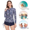 thumbnail image 1 of Traje De Baño Damas Traje de baño atlético de playa para mujer Diseño dividido de dos piezas transpirable para deportes acuáticos Sywqhk Para Estrenar, 1 of 3