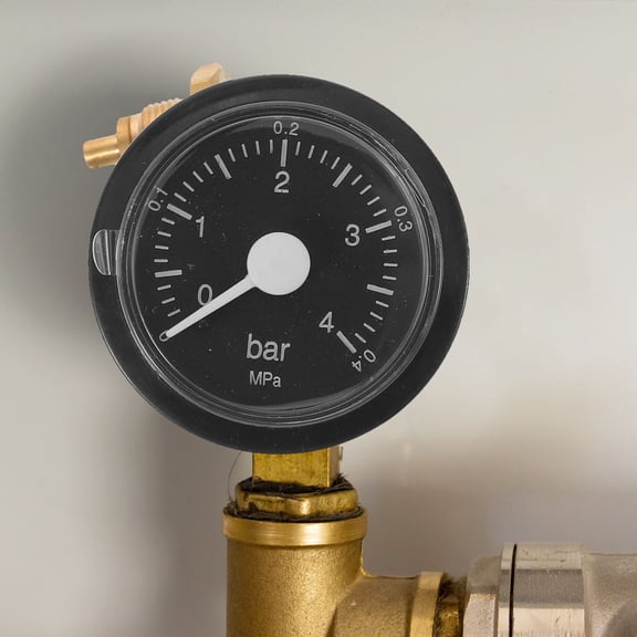 Vosarea White Hydraulic Pressure Gauge for Wall Mounted Boiler Accessories with High Definition Display