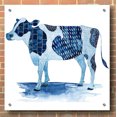 thumbnail image 3 of Epic Art 'Cobalt Farm Animals I' by Grace Popp, Acrylic Wall Glass, 36"x36", 3 of 7