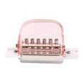 thumbnail image 3 of arctrm Binder Hole Punch Portable Nonslip Easy Clean Desk Loose Leaf Paper Hole Puncher Pink, 3 of 9