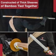 Armory Replicas 44-Inch Bamboo Kendo Shinai with Guard, Martial Arts Training Sword