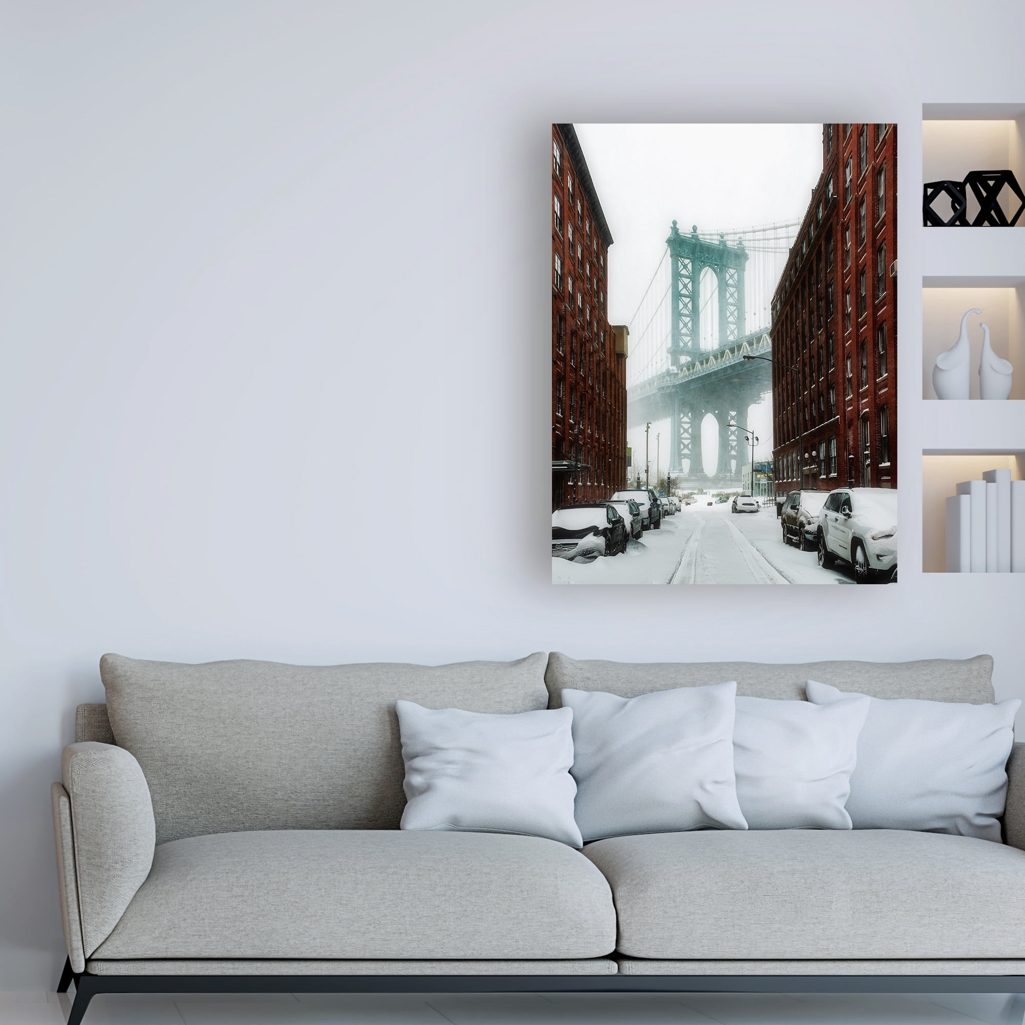 Trademark Fine Art 'The New York Blizzard' Canvas Art by Bruce Gett