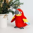 thumbnail image 2 of PULLIMORE Talking Macaw Parrot Plush Toy - Repeats & Flaps Wings, Interactive Stuffed Animal, Fun Gift for Kids & Adults, 2 of 7