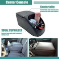 thumbnail image 4 of MooSun Universal Truck Seat Center Console Automotive Organizers, Gray, 4 of 6