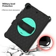 thumbnail image 7 of iPad 9.7 2018/2017 Case with Screen Protector, Dteck iPad 6th Gen / iPad 5th Gen / iPad Air 9.7 / iPad Pro 9.7 Case, Heavy Duty Shockproof Case with 360 Rotating Kickstand Shoulder Strap, Black+Mint, 7 of 7