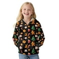 thumbnail image 4 of Xoenoiee Christmas Cookies Tree Candy Coffee Print Zip Up Hoodies Sweatshirts for Boys Girls, Teen Kids Hooded Long Sleeve Pullover Sweatshirt with Large Pocket, 14-16 Years, 4 of 7