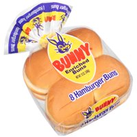 Bunny Hamburger Buns, 8ct, 12oz
