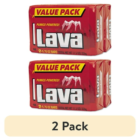 (2 pack) Lava Heavy-Duty Hand Cleaner Bar Soap, 5.75 oz (Twin Pack)