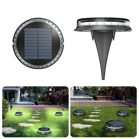 

Deyuer Garden Lawn Lamp Solar Buried Lamp IP65 Waterproof Automatic Charging No Wiring Required High Brightness with Light Sensor Floor Pathway Yard Decoration