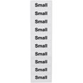 thumbnail image 4 of Clear Small Clothing Size Strip Stickers | 1.25 x 5" Inches Wide | 125 Pack, 4 of 8