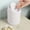 Creamy White, variant on Wastebasket Can - Desktop Mini Waste Garbage Can with Swing Lid, Stylish Countertop Bin, Round Small Basket for Office Bathroom Bedroom,Soft Pink
