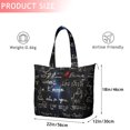 thumbnail image 4 of Math Equations Algebra Blue Pattern Travel Tote Bags for Women Carry On,Large Weekender Bags for Women Travel,Multi Functional Duffle Bag for Work,Shopping,Sports, 4 of 5