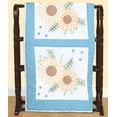 thumbnail image 2 of Jack Dempsey Stamped White Quilt Blocks 18"X18" 6/Pkg-Golden Sunflowers, 2 of 4