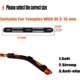 thumbnail image 3 of Almohadillas para los oídos para gafas: gafas de silicona suave Agarre para las orejas Puntas de las patillas Almohadillas para gafas Gafas antideslizantes Gancho para la oreja Comfort Sport, 7 pares, 3 of 5