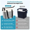 thumbnail image 5 of Cold Therapy Machine for Knee, Waist, Leg & Full Body – Ice System with Universal Pad, Timer & Temp Control, 10H Ice Retention, 15Qt Cooler, Quiet Pump for Bedrest, 5 of 7