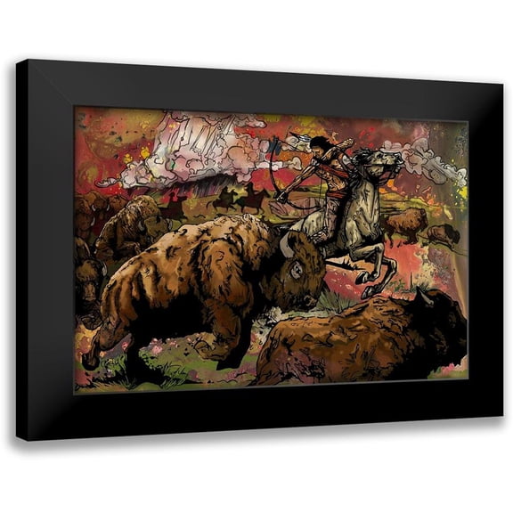 Kuehl, Cody 14x11 Black Modern Framed Museum Art Print Titled - Hollow Bones