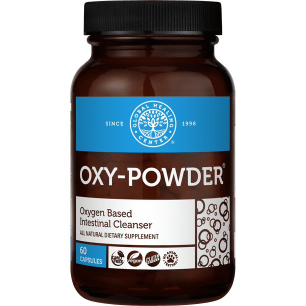 OxyPowder® Safe and Natural Colon Cleanser by Global Healing®, 60