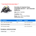 thumbnail image 2 of Secondary Air Injection Pump - Compatible with 2011 - 2014 Chevy Malibu Eco 2012 2013, 2 of 2