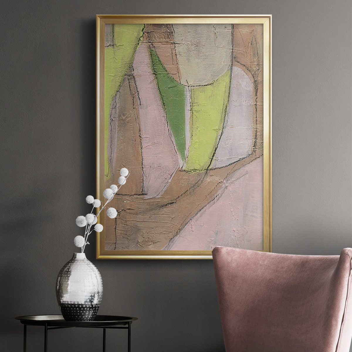 Many Layers I Premium Framed Print, in Gold, Black, or Silver - Ready to Hang