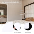 thumbnail image 2 of Fan Shape Wall Corner Shelf Set Wall-mounted Corner Storage Rack Triangle Storage Holder - 28cm (White), 2 of 6