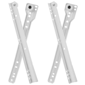 16 Inch White Euro Slides Pack Of 4 Self Closing, Double Stopper Functional Cabinet Hardware 75lbs Capacity Long Lasting Durable Kitchen Drawer Slides Co 16 Inch White Euro Slides Pack Of 4 Self Closing, Double Stopper Functional Cabinet Hardware 75lbs Capacity Long Lasting Durable Kitchen Drawer Slides Co