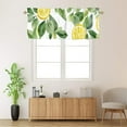 thumbnail image 2 of Spring Window Valances Lemons Refreshing Agriculture Watercolor Art Rod Pocket Valances for Kitchen, Bathroom, Living Room 54x18inch(1Pcs), 2 of 5