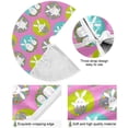 thumbnail image 2 of FMSHPON Easter Xmas Christmas Tree Skirt Stand Mat for Holiday Party Decoration Indoor Outdoor 48 inches, 2 of 6