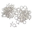 thumbnail image 3 of 50pcs Jewelry Making Accessory OT Toggle Clasp DIY Crafts Bracelets Necklace Anklets Clasp, 3 of 7