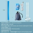 thumbnail image 2 of Inflatable Camp Lantern Light Tube USB Powered Flashlight Foldable Travel Camping Light, 2 of 9