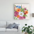 thumbnail image 3 of Trademark Fine Art 'Vintage Floral IV' Canvas Art by Farida Zaman, 3 of 3