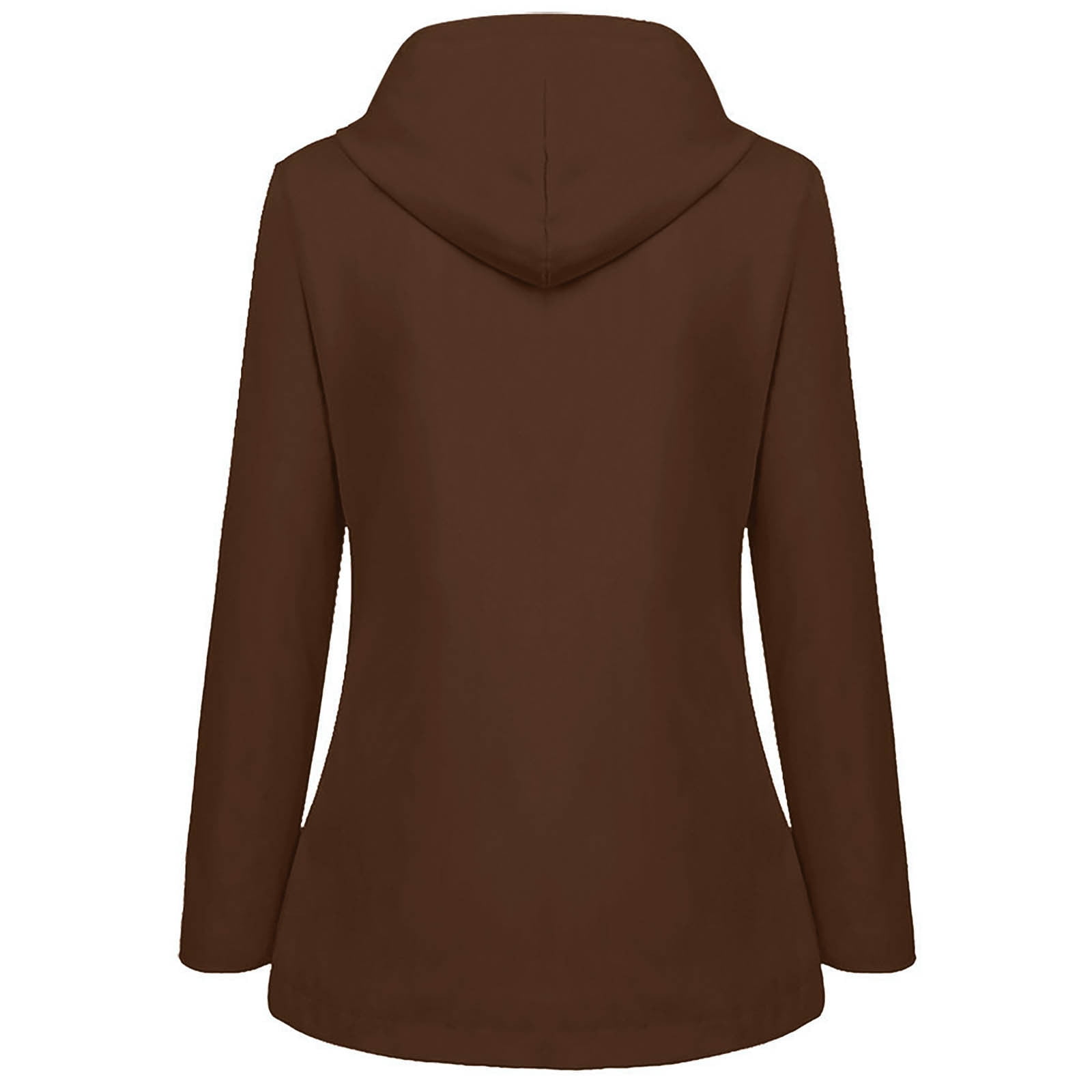 Miluxas Lightweight Waterproof Rain Coat with Hood, Sizes S-XXXXL (Women's)