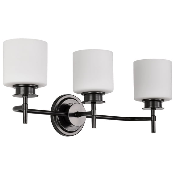 Nuvo Lighting - Warren - 3 Light Bath Vanity-9.38 Inches Tall and 24 Inches Wide