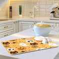 thumbnail image 6 of Coolnut Halloween Ghost Pumpkin Dish Drying Mat Absorbent Reversible Drying Pad Dish Drainer Rack Mat for Kitchen Countertops Sinks,16"x18", 6 of 6