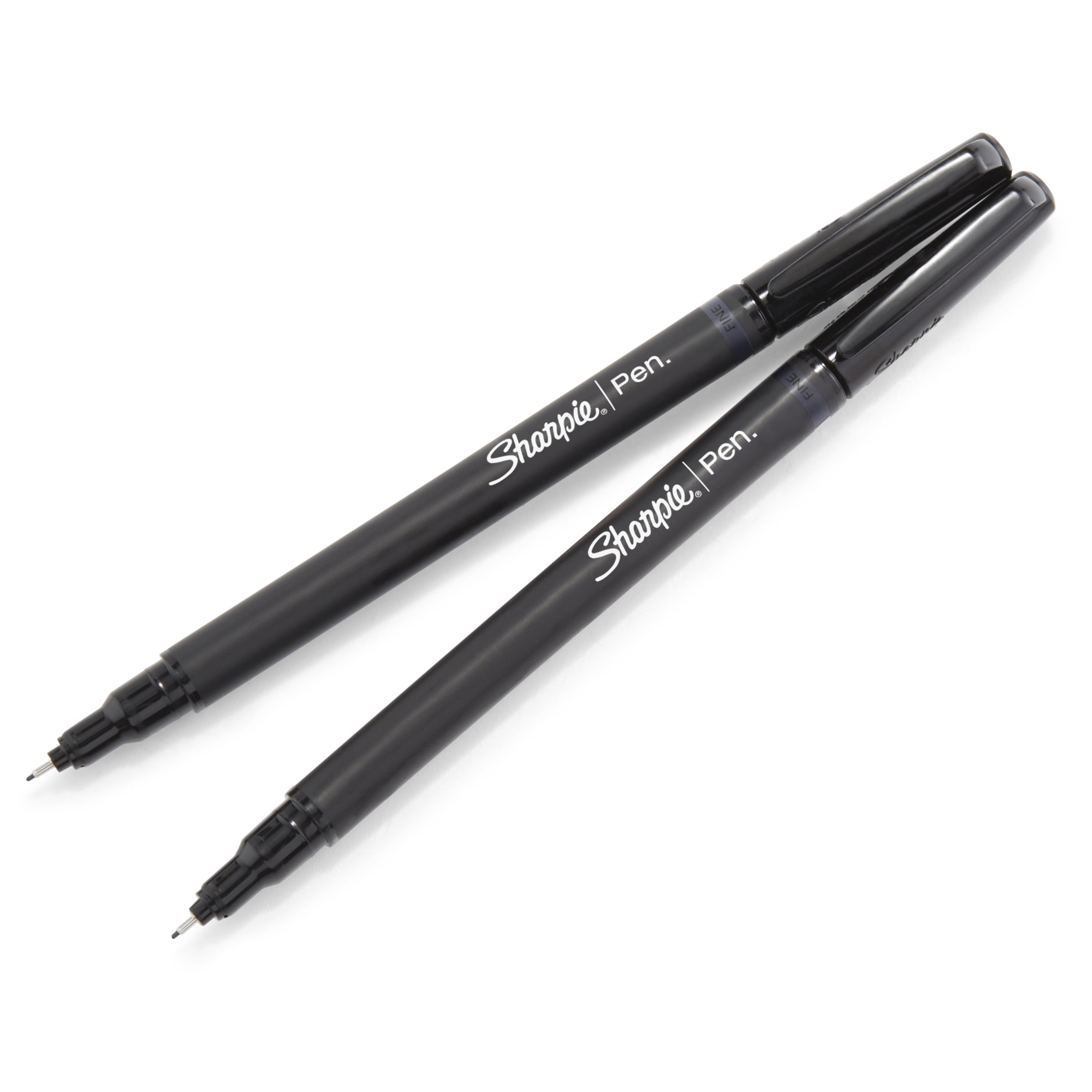 Sharpie Felt Tip Pens, Fine Point (0.4 mm), Black Ink, 4 Count