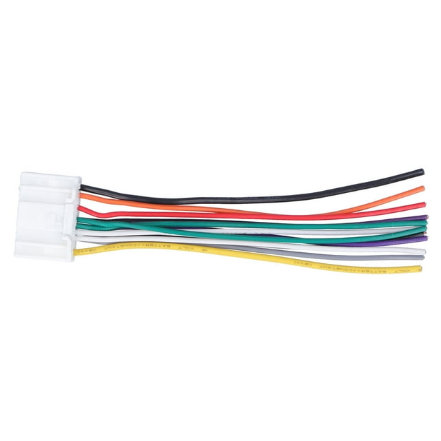 Arnés de cableado de audio estéreo para coche dual, conector de cable de 12 pines, compatible con Nissan Versa/Sunny.