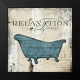 thumbnail image 2 of Grey, Jace 12x12 Black Modern Framed Museum Art Print Titled - Relaxation Time, 2 of 5