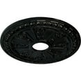 thumbnail image 3 of Ekena Millwork 18 1/8"OD 3 5/8"ID x 1 1/8"P Raymond Ceiling Medallion (Fits Canopies up to 5 1/8"), Hand-Painted Black Pearl, 3 of 5